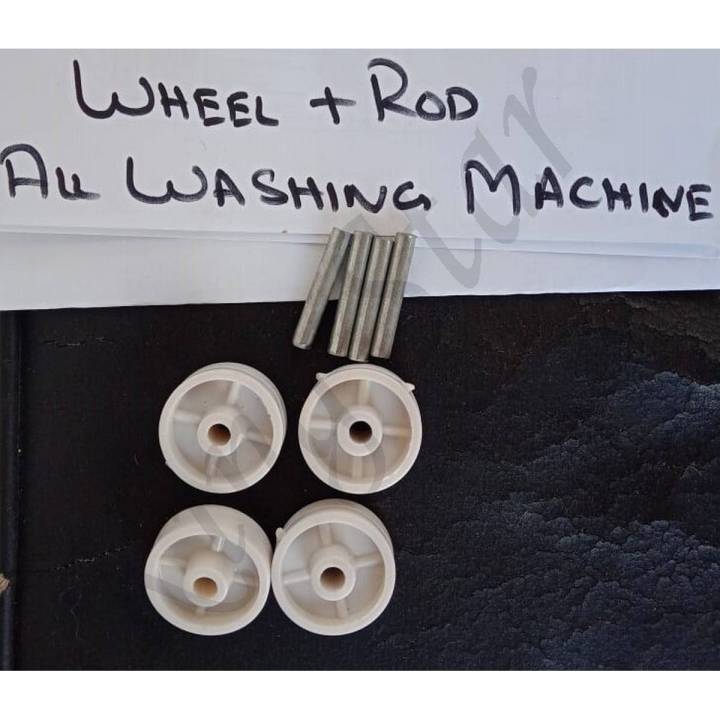 Wheel & Rod Set Washing Machine Parts - WS-K7