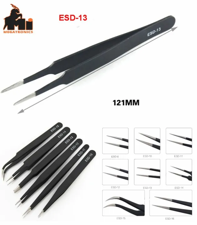 Vetus ESD-13 tweezer Heat Resistant anti static