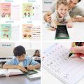 Combo Pack Sank Magic Practice Copybook + 8.5 Inch Writing Tablet for Kids Best for Early Learning Education. 
