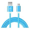 Nylon Micro USB Charger iRulu eXpro P2 for HomTom HT50, HT30, HT27, HT17, HT10, HT7 Pro Data & Sync Charging Cable. 