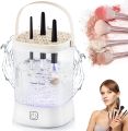 Angju Electric Makeup Brush Cleaner Machine,3-in-1 USB Automatic Make up Brushes Cleaner,Quick Wash in Seconds Cosmetic Brushes Cleaning Tools,Make up Brush Cleaner Set for Cleaning and Drying. 