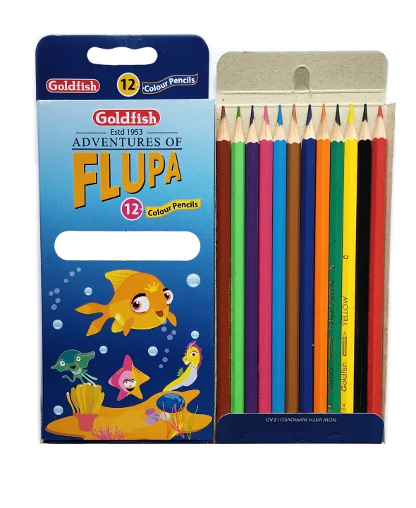Goldfish%20Flupa%2012%20Colour%20Full%20Size%20Pencils%20Cardboard%20Packet%20(01%20Pack)%20-%20Image%207
