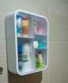 Wall Mounted Bathroom cabinet | Storage Box| Bathroom Organizer| Reasonable Price|| Double Door cabinet | HNH Original Plastic Brand. 