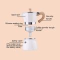 Aluminum Italian Style Coffee Maker 6 cups Espresso Coffee Maker Percolator Stove Top Pot Kettle Coffee Maker Stove Top Pot Stovetop Coffee Make Aluminum Mocha Latte Coffee Maker Italian Moka Kitchen Tools 300ML. 