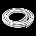 4m White Plastic Pvc Curtain Track Runner Rail Wall Ceiling Mounted Fixing Hooks#Top clamping. 