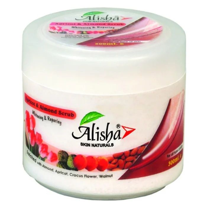 Alisha Regular Apricot and Almond Scrub 300ml Big Jar