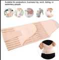 3 in 1 Belly Belt For Women Postpartum Recovery Belly Belt After Delivery Waist and Back Support Body Shaper Waist Trimmer Maternity Belt Slim Look for Mothers. 