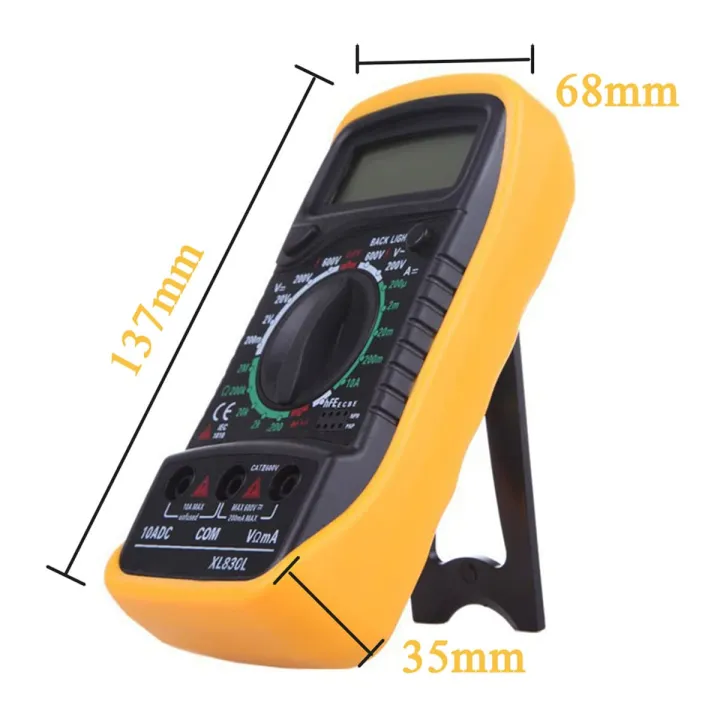 XTMAX%20XL830L%20Digital%20Multimeter,%20Multi%20Meter%20Manual%20Ranging%20Includes%20Volt%20Meter%20Digital,%20Ammeter,%20Ohmmeter%20with%20Backlight%20LCD%20-%20Image%208