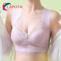 Rounded Contour Shape Bra Comfortable Lace Plus Size Seamless Push Up Padded Sports Bra for Women Anti-snagging Breathable Underwear Wireless Bra. 