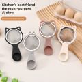 Durable 304 Stainless Steel Fine Mesh Strainer Fine Mesh Cat Shape Colander Sieve Multi-function Easy Clean Tea Leaf Spice Strainer Kitchen Baking Tools. 