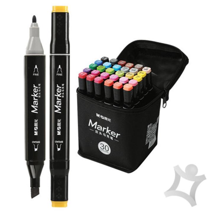 MandG Kids marker double side highlter tip and round tip markers fine broad tip marker 30pc