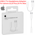 Apple Original USB-C to 3.5mm Headphone Jack Adapter for iPhone 15/15 Pro/Pro Max/Plus,  iPad Pro 11, iPad Pro 12.9 USB C to Aux Audio Dongle Cable Cord Compatible with  iPad Pro 11, iPad Pro 12.9/Samsung Galaxy S23/S23/S22/S21Ultra, Pixel, Type C Devices. 