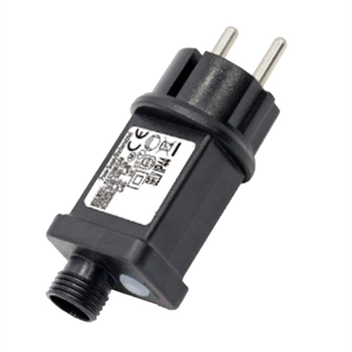 1 Piece 24V Transformer Plug Power Supply Black Easy Install Suitable For Christmas Halloween LED Equipment Decorations EU Plug