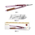 kemei km-473 - Professional Hair Crimper wide plate instant heating - pink. 