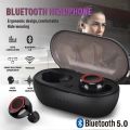 [In stock] M2 TWS Touch Control Headset Bluetooth V5.0 + EDR Wireless Earbuds Noise Reduction Earphone Stereo HiFi Sound Music Headphone Handsfree Earphones with Mic with Charging Box. 