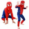 Spiderman Costume for Kids, Super Hero Costume Includes a Jumpsuit and a Breathable Hooded Mask. 