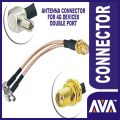 AVA Double Wire Antenna Connector For EVO Wingle Charji and all others Internet Devices 3G,s/4G,s. 