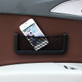 Car Multifunctional Phone Storage Net Mesh Resilient Car Carrying String Bag. 