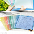 Rotating Side Transparent Folder Waterproof Pp Material Side Opening A4 Folder Large Capacity Portable Information Folder for. 