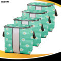 Cloth Storage Closet Organizer Bag – Water-resistant – Baby Zipper Box - Wardrobe Space Saver - Portable Travelling Gadget for Camping & Outdoor Use Clothing Organiser. 