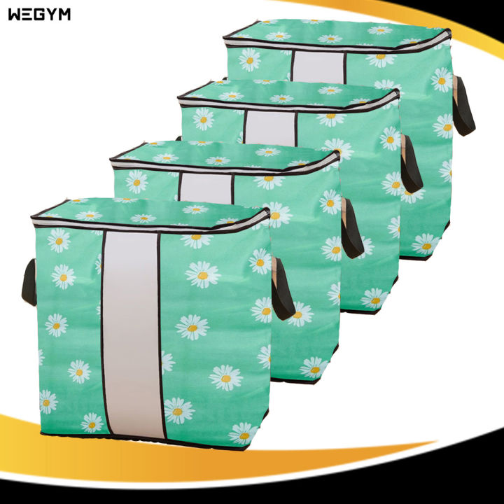 Cloth Storage Closet Organizer Bag – Water-resistant – Baby Zipper Box - Wardrobe Space Saver - Portable Travelling Gadget for Camping & Outdoor Use Clothing Organiser