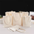 Reusable Large Capacity Canvas Shopping Bags Folding Eco-friendly Cotton Tote Bags DIY Shoulder Bag Grocery Handbag. 