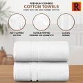 Bath Towels | Highly Absorbent and Quick Dry Extra Large Bath Sheet | Premium Cotton - Pack of  2 - Size 28 x 55 Inches. 