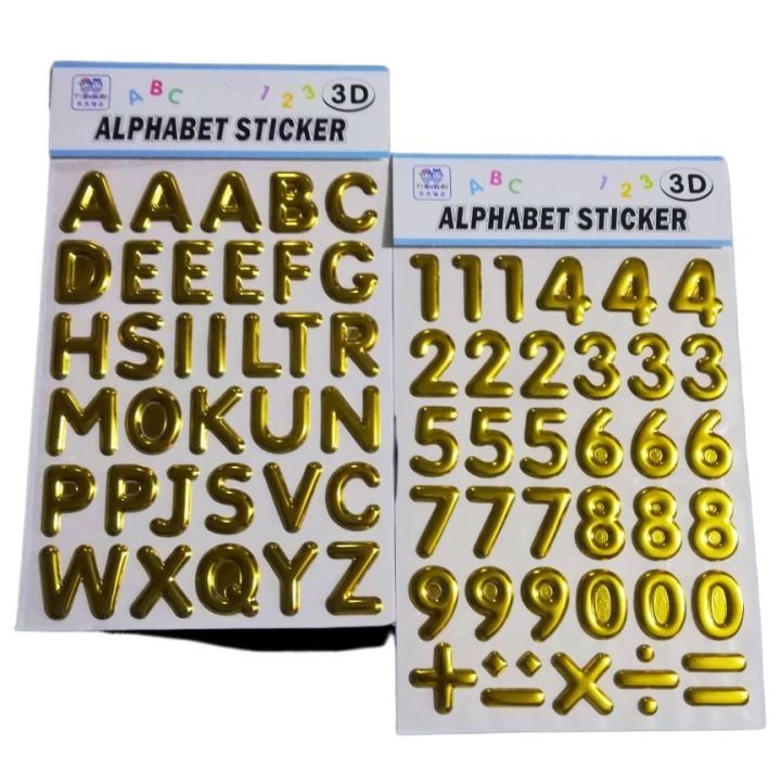 Amazing Alphabet and 123 Stickers for kids - 2Pcs | Daraz.pk