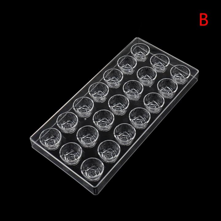 3D Chocolate Candy Bars Molds Tray Plastic Form Flowers Baking Pastry Tools