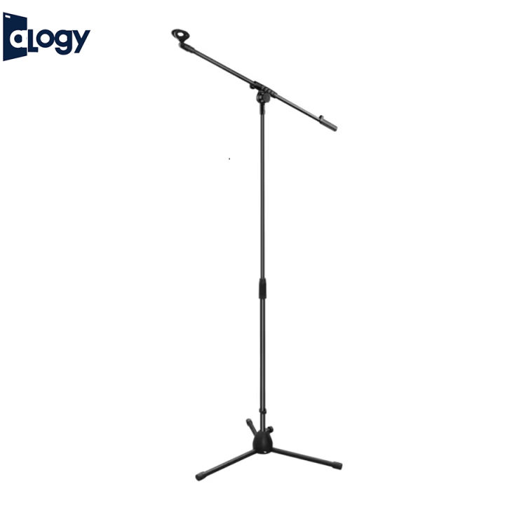 Alogy Microphone Stand Floor Stand for Microphones Live Stage Performance Universal Microphone Stand Microphone Tripod For Studio Stand Microphone Stand For Naat Majlis Masjid Studio Floor Base Adjustable Studio Floor Metal Stand For BM800 & Other Mics
