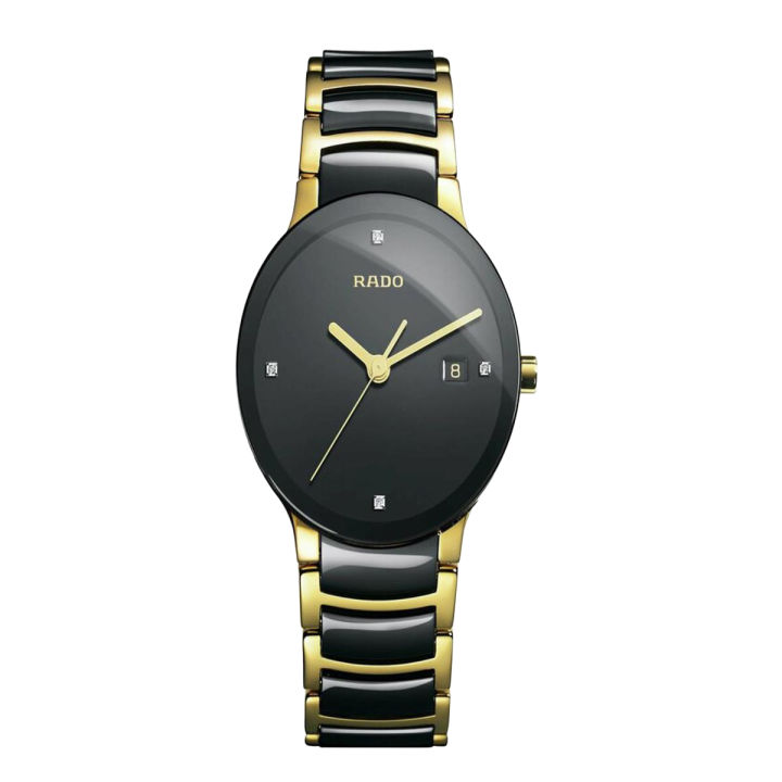RADO CENTRIX BLACK DIAL WITH DIAMONDS MEN'S WATCH - 073.0929.3071