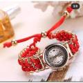 Analog Watches For Girls Luxury Stylish Girls Analog Handmade Braided Bracelet Watch Thread Knitted Weaved Strap Women Dress Casual Watches Relogio Feminino Female Ladies Wrist Watch Best For Personal Use Or Gift Birthday Party. 