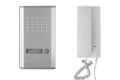 Single-Family Intercom Kit with Flush Gate Opener Button – RL Door Phone Intercom System with Doorbell and Single Handset for External Gate Access. 