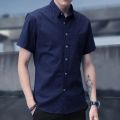Baju Kemeja Lelaki Lengan Pendek Kemeja Lelaki Collar Baju Batik Lelaki Lengan Pendek Baju Kemeja Polo Lelaki Original. 