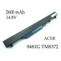 Laptop Battery   Acer TravelMate 8372 8372G 8372T 8372Z series  P/N  AS10I5E  4 Cell - Black. 