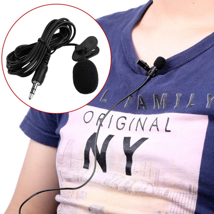 Clip-on%20Lapel%20Lavalier%20Collar%20Mic%20/%20Microphone%20-%203.5mm%20For%20DSLR%20/%20Other%20Equipment%20-%20Black%20-%20Image%204