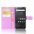 PU Leather Cover For Blackberry Keyone Case Flip Magnetic Closure Stand Wallet Phone Casing. 