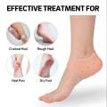 Anti Heel Crack Pads Heel Protectors Set for Pain Relief, Silicone Half Heel Anti Crack Covers For Girls / Women Lowest Price in Pakistan. 