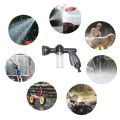 Garden Hose Foam Nozzle, 8 Mode Adjustable Foam Sprayer, Car Washer, Water Soap Dispenser, High Pressure Hose Spray Nozzle, Plant Watering, Car Wash, Black. 