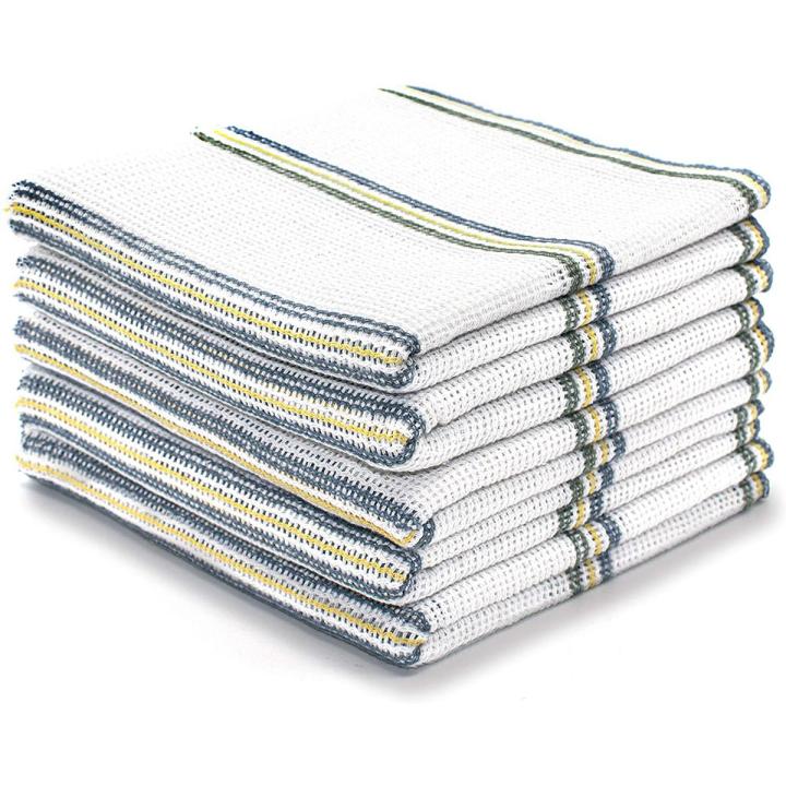 Dish Cloth 100% Cotton Kitchen - Towel Cleaning Dish (Pack of 10pcs)