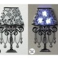 New Stylish 3D LED Lamp Wall Sticker – Attractive Decorative Lamp Shape Adhesive Sticker for Home, Bedroom, Kids Room, and Café – Removable Peel and Stick Vinyl Wall Decal for Trendy and Artistic Wall Decoration and Room Interior Styling. 
