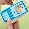1 Piece Puzzle Punch DIY Jigsaw Puzzle Piece Puncher Blue & White Metal+Plastic for Personalized Jigsaw Puzzle Custom Photo Puzzle Making Tool. 