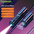 N21 Wireless Headphones Bluetooth Earphones TWS In-ear Bass Music Earbuds Sports Gaming Headset Digital Display With Flashlight. 