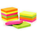 Multicolor Sticky Notes, Bright Colours Self-Stick Memo Pad Paper 2X3 inch Square - Pack of 1 / 100 Sheets. 