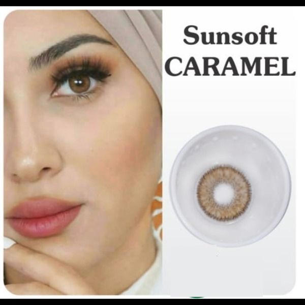 Caramel Lenses Soft Colored Contact Lenses Party wear Seven Day Lens Life Increase depend your useage