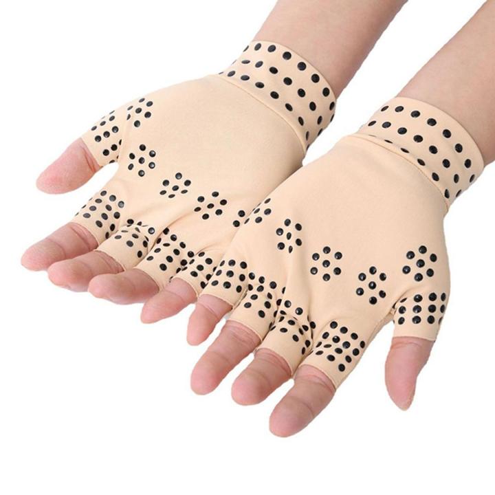 Magnetic Gloves Arthritis Treatment Compression Support Therapy Joint Pressure