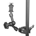 Magic Arm 7 inch Articulating Friction Arm Super Clamp Adjustable Rod Clamp Pliers Clip With 1/4 inch And 3/8 inch Thread For Dslr Camera Rig/Lcd Monitor/Led Lights/Flash Light. 