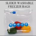 FRESH FRUIT SLIDER BAGS FOOD STORAGE BAGS  PACK OF 15 PCS SIZE 9*11  FREEZER FOOD PACKING PLASTIC BAGS. 