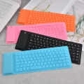 85 Keys Portable Mini USB Keyboard Flexible Waterproof Soft Silicone Gaming Keyboard Tablet Foldable Computer Keyboard Laptop Mushen. 