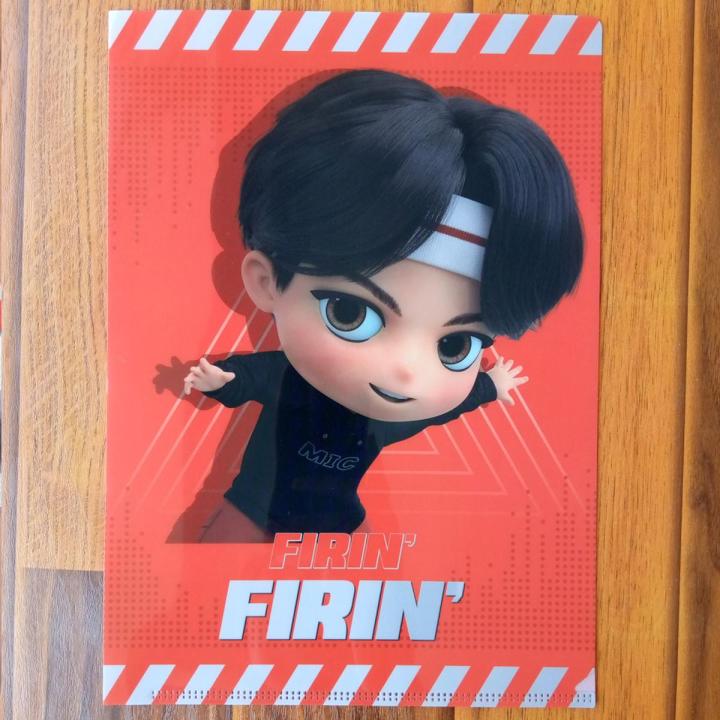 BTS Tiny Tan Official Merch - L-Holder File - A4 size File - Weverse Shop Official Product - Imported From South Korea - Namjoon - Seokjin - Yoongi - Hoseok - Jimin - Taehyung - Jungkook - TinyTan characters - Bangtan Merchs - Kpop Boy Group